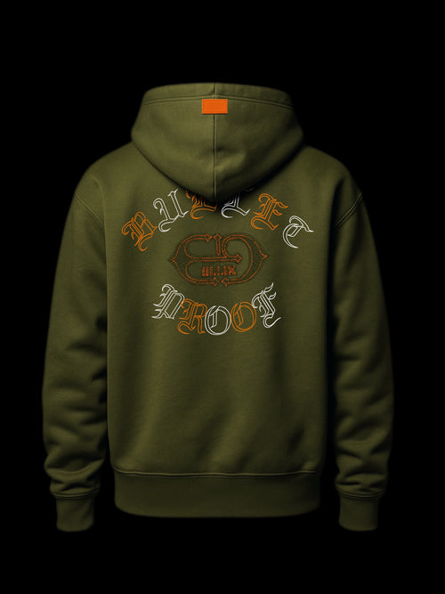 Zip Hoodie - Olive